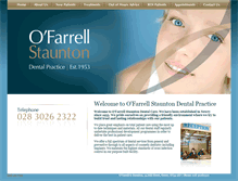 Tablet Screenshot of ofarrell-staunton.com